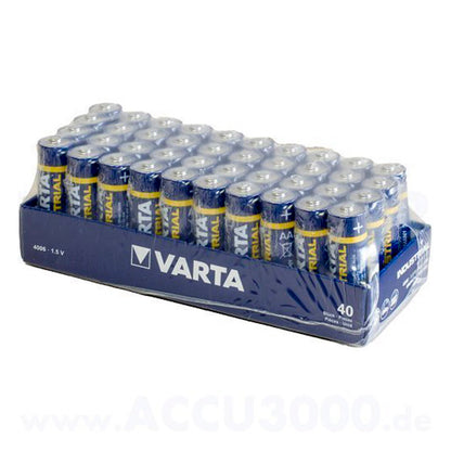 VARTA INDUSTRIAL PRO (PRECIO PILA) ALCALINA LR6 AA 1,5V CAJA*40