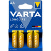 VARTA LONGLIFE PILA ALCALINA AA LR6 BLISTER*4