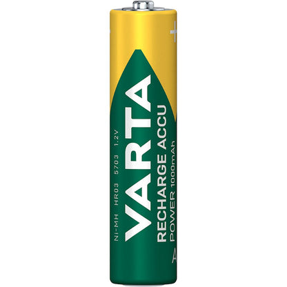 VARTA RECHARGEABLE ACCU POWER HR03 AAA 1000mAh BLISTER*2