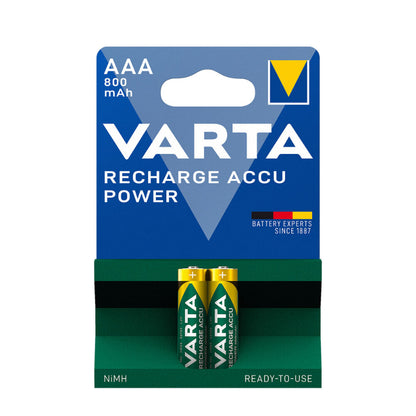 VARTA ACCU POWER RECARREGÁVEL HR03 AAA 800mAh BLISTER*2