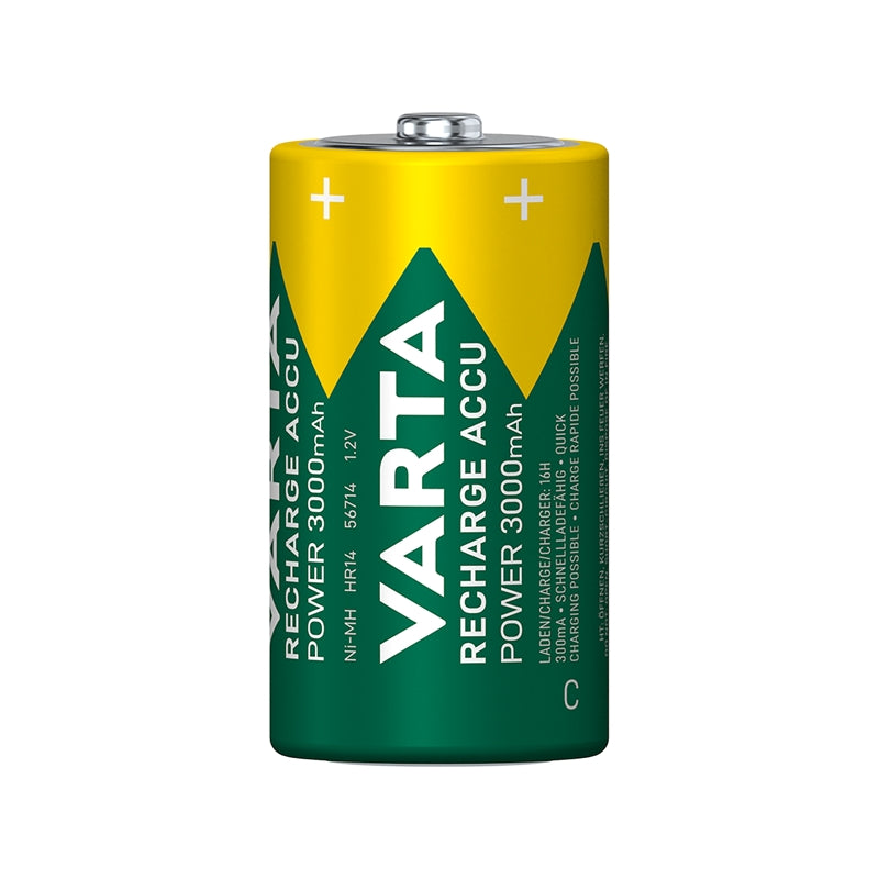 VARTA RECHARGEABLE ACCU POWER HR14 C 3000mAh BLISTER*2