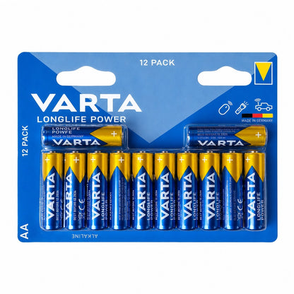 VARTA LONGLIFE POWER PILA ALCALINA AA LR6 BLISTER*12