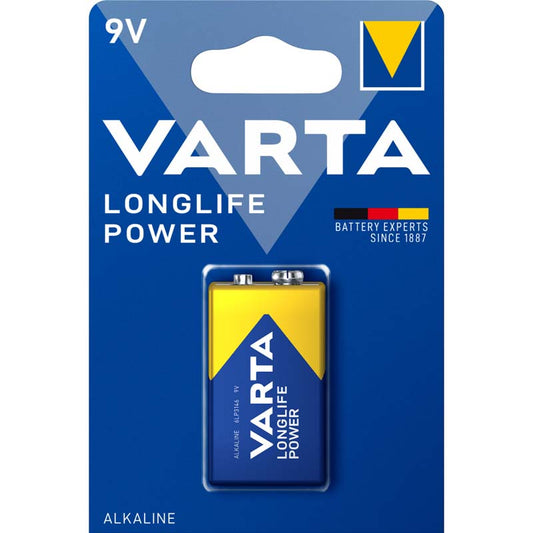 VARTA LONGLIFE POWER PILA ALCALINA 9V LR61 BLISTER*1