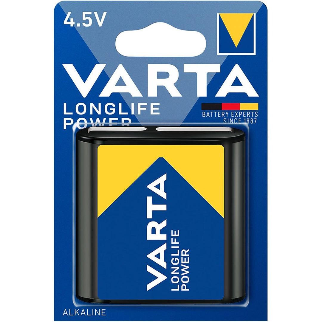 VARTA LONGLIFE POWER PILA ALCALINA 4,5V 3LR12 BLISTER*1