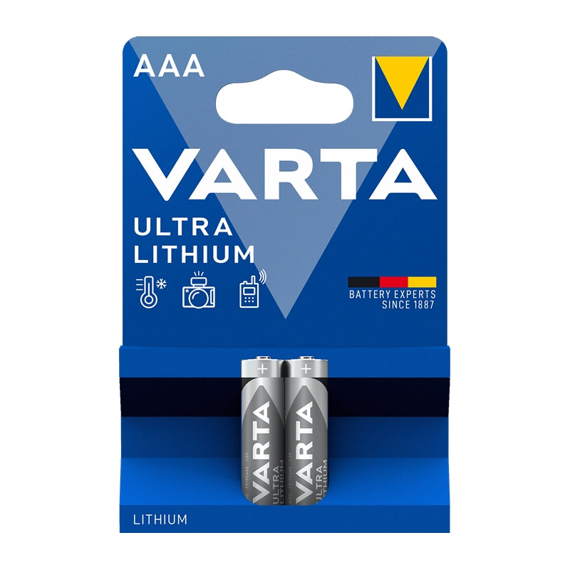 VARTA ULTRA LITHIUM PILA LITIO AAA L92 FR03 BLISTER*2