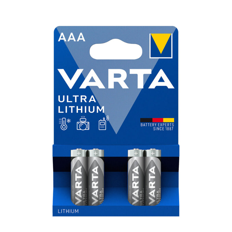 VARTA ULTRA LITHIUM PILA LITIO AAA L92 FR03 BLISTER*4