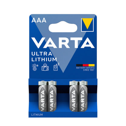 VARTA ULTRA LITHIUM PILA LITIO AAA L92 FR03 BLISTER*4