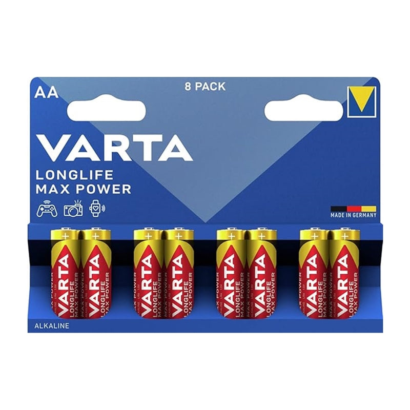 PILHA ALCALINA VARTA MAX POWER AA LR6 BLISTER*5+3