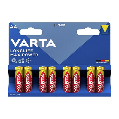 PILHA ALCALINA VARTA MAX POWER AA LR6 BLISTER*5+3