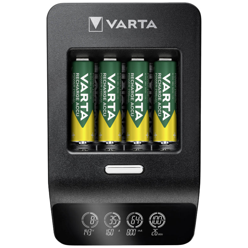 VARTA ULTRA FAST LCD CHARGER + 4xHR6 2100mAh