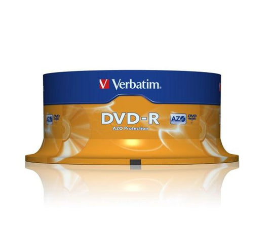 VERBATIM DVD-R 4,7GB 16X TARRINA*25