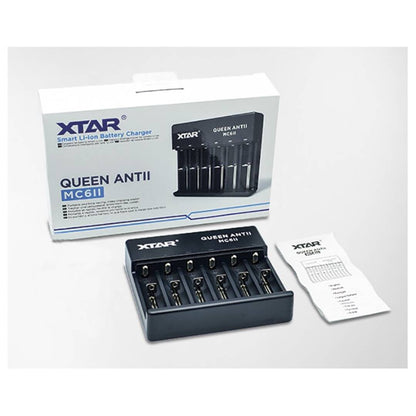 XTAR CARGADOR BATERIAS ION-LITIO QUEEN ANTII MC6II