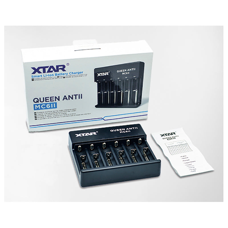 XTAR QUEEN ANTII MC6II LITHIUM ION BATTERY CHARGER