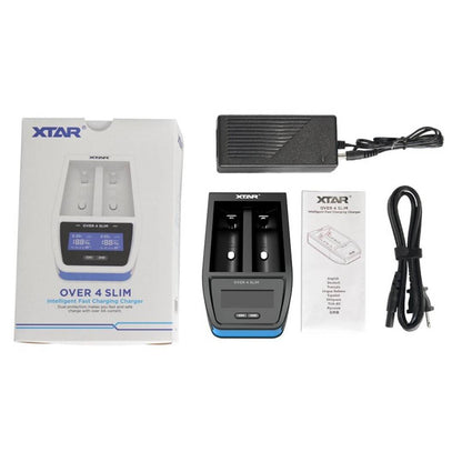 XTAR CARGADOR INTELIGENTE CARGA RAPIDA BATERIAS ION-LITIO O4S
