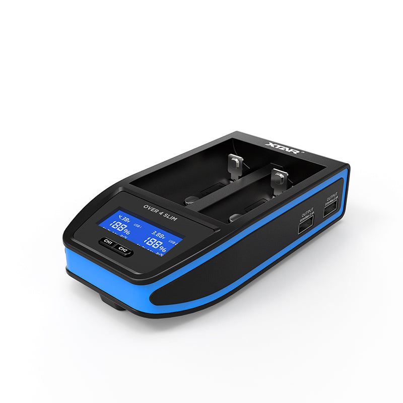 XTAR SMART CHARGER FAST CHARGE LITHIUM ION BATTERIES O4S