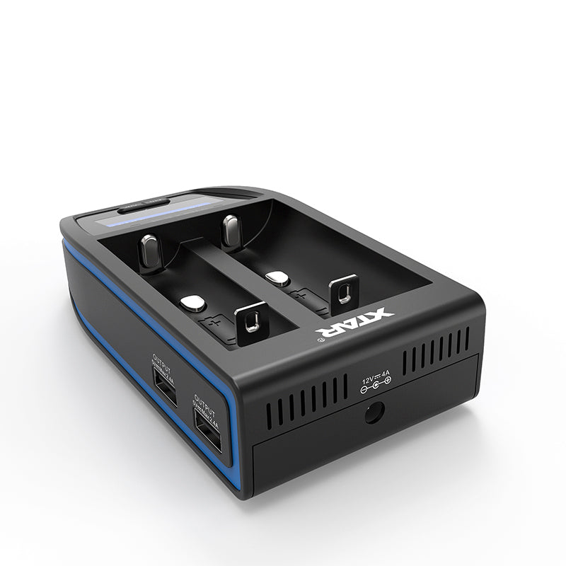 XTAR SMART CHARGER FAST CHARGE LITHIUM ION BATTERIES O4S